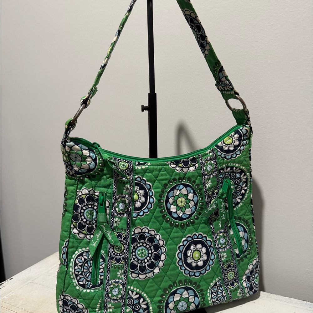 Vera Bradley Hobo Bag - Green Cupcakes